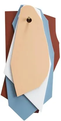 Valerie Objects Cutting Board Skærebræt/Ophæng Brun/Blå/Hvid/Pink