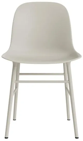 Normann Copenhagen Form Spisebordsstol Lysegrå/Stål