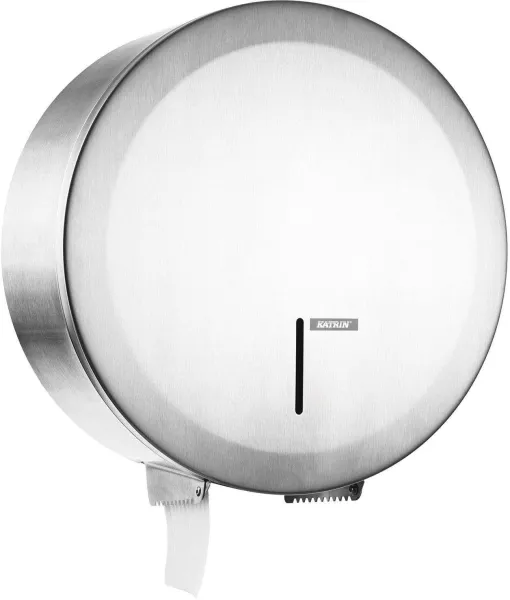 Katrin Gigant L Dispenser, til store ruller toiletpapir, børstet stål